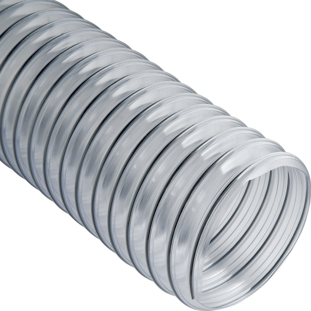 Clear Flexible Hose - 1 foot x 4" Diameter - main pic
