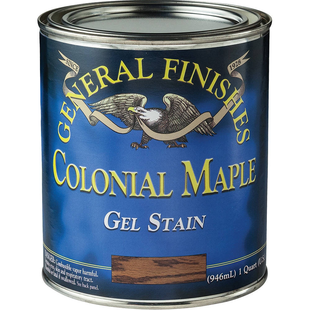 General Finishes Gel Stain, Colonial Maple