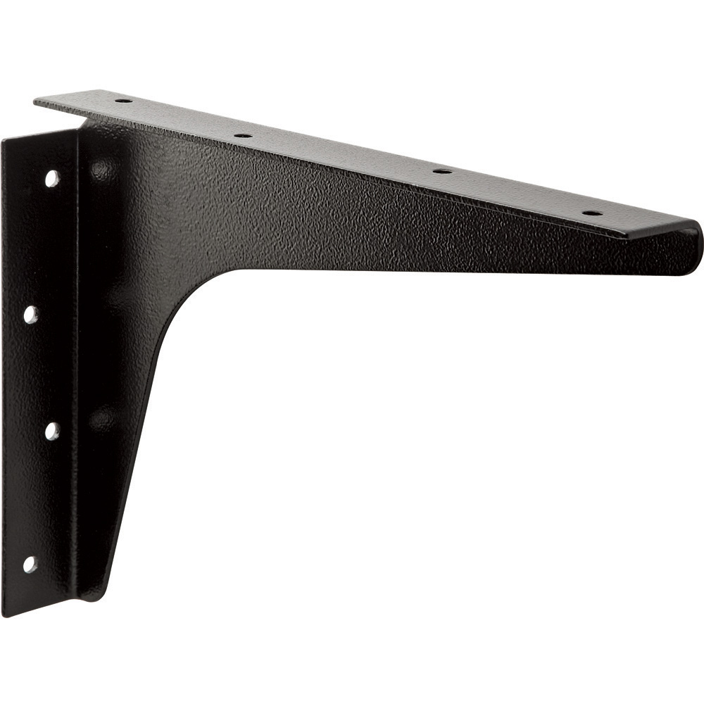 Heavy-Duty Steel Shelf Brackets-Black Finish - main pic