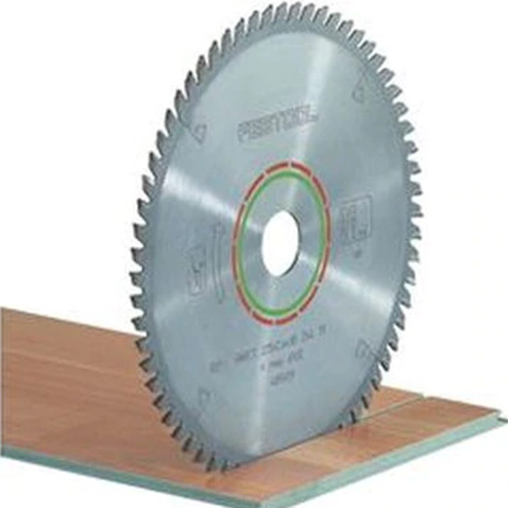 48 tooth Saw Blade for Festool TS 55 on a board