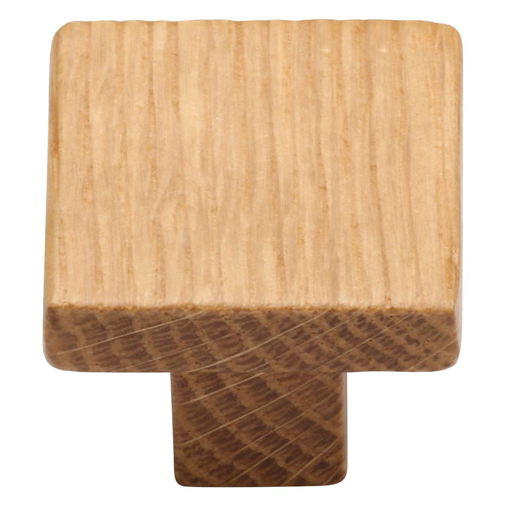 Oak Square Knob, 1 3/8" - main pic