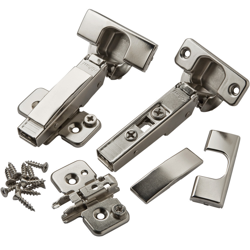 Full Overlay Blum&reg; 120&deg; Clip Top Snap Close Hinges (Pair) - main pic
