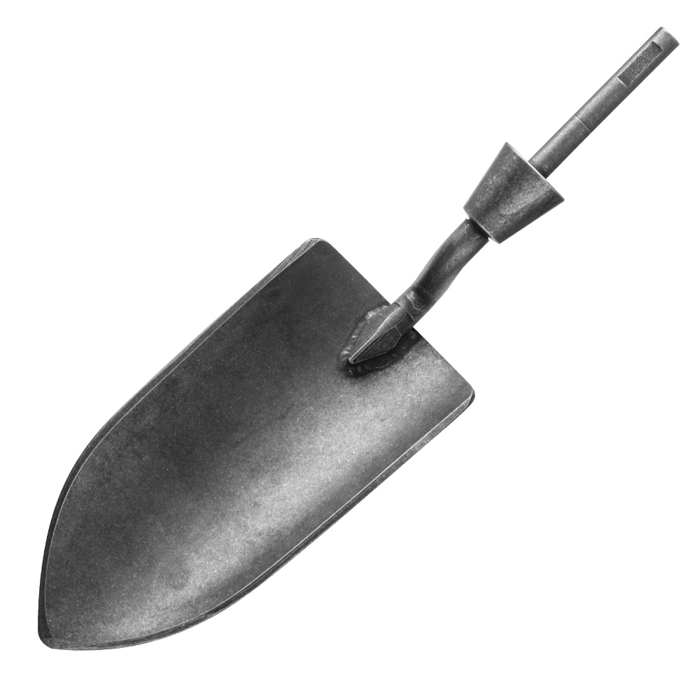 Dig into your gardening in comfort and style with our high-quality garden trowel hardware. Just turn the handle from the wood species of your choice for a tool that fits your hands and pleases your eyes.  - main pic