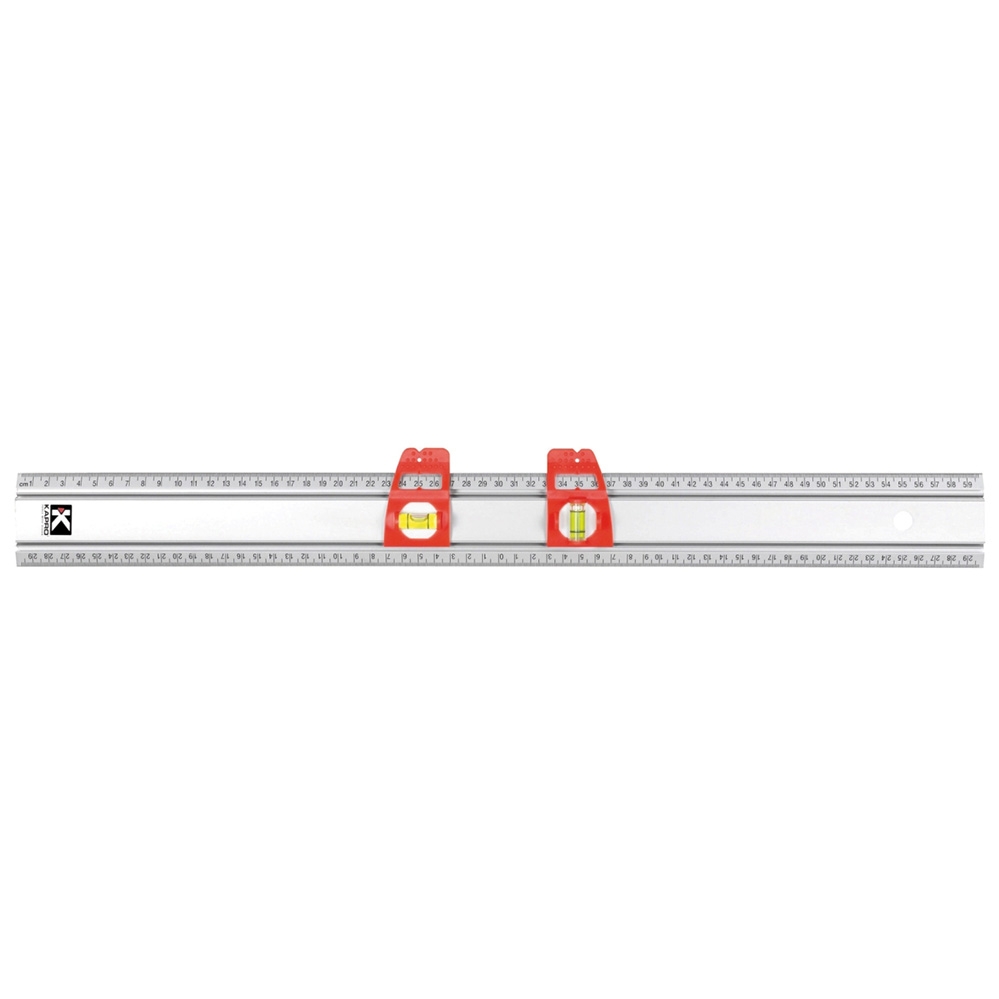 The patented Kapro 314-36 Set & Match Ruler features two sliding markers that let you easily transfer mounting points from wall-hangings to the wall, or vice versa. - main pic
