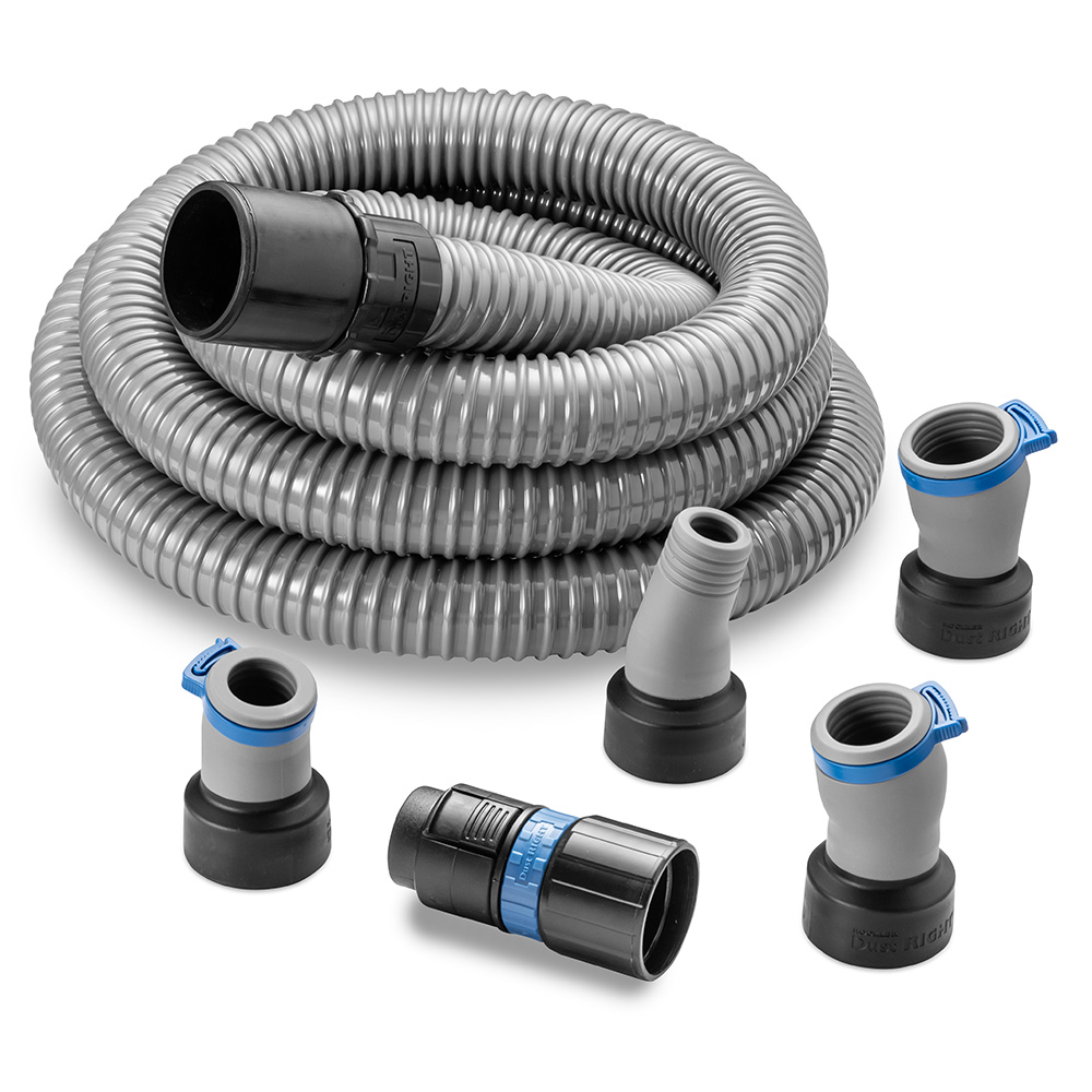 Dust Right FlexiPort Power Tool Hose Kit with Click-Connect, 12' Fixed-Length Hose - main pic