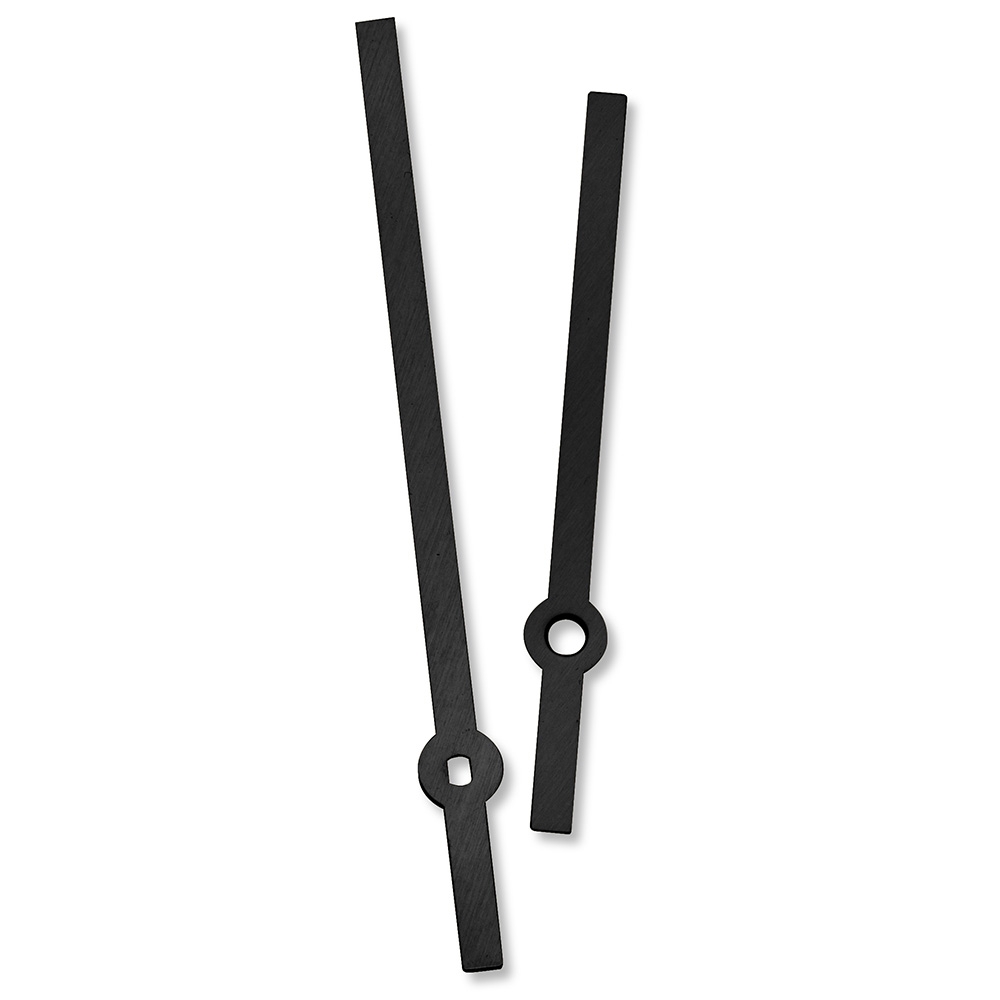 Straight Clock Hands, 4-1/8'', Black - main pic