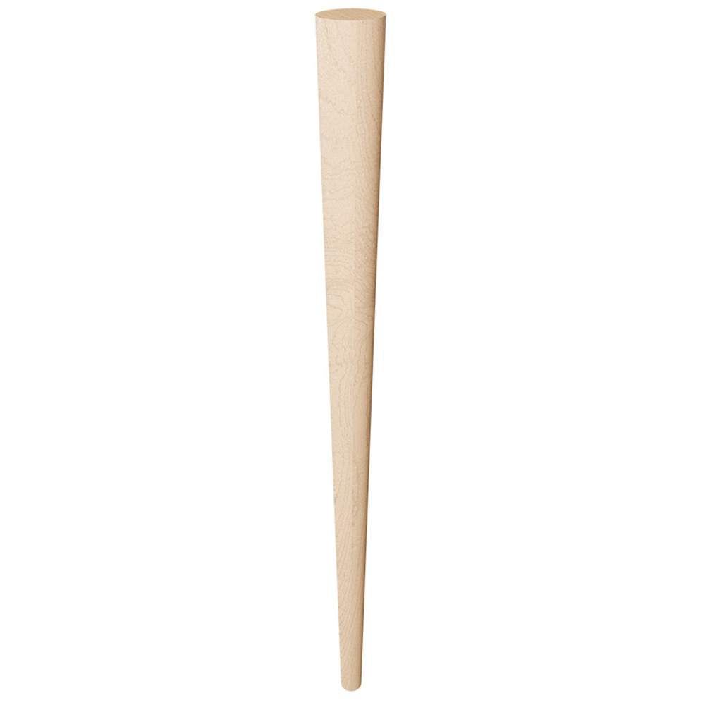 29'' Tapered Turned Leg, Hard Maple - main pic