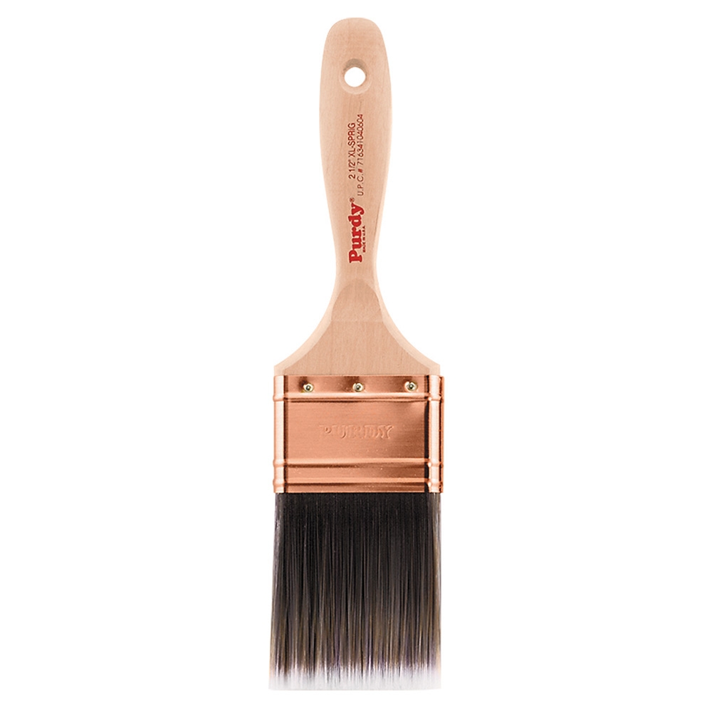 Purdy 2-1/2'' XL Sprig Medium Stiff Flat Paint Brush - main pic