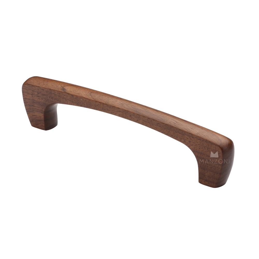 7-5/8'' Ashley Norton Organic Designer Wood Cabinet Pull, Walnut - main pic