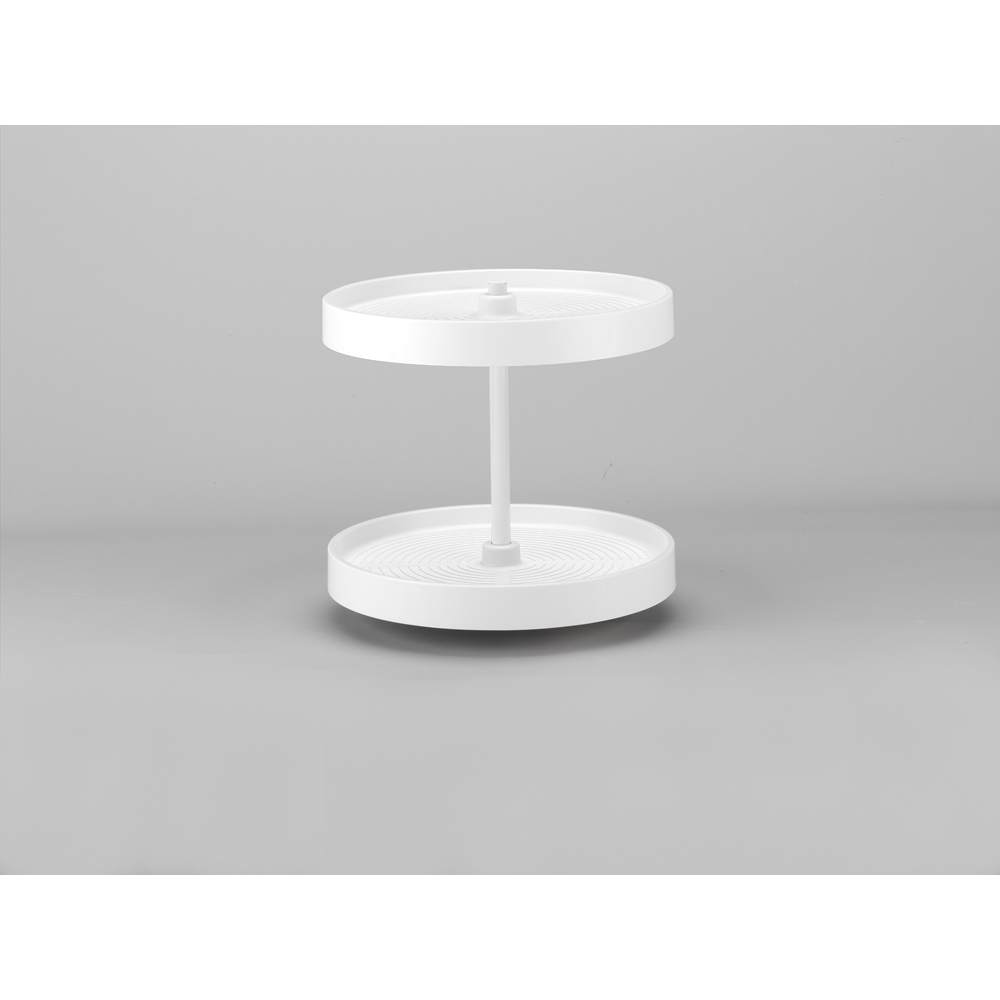 Silhouette image of the white lazy susan. - main pic