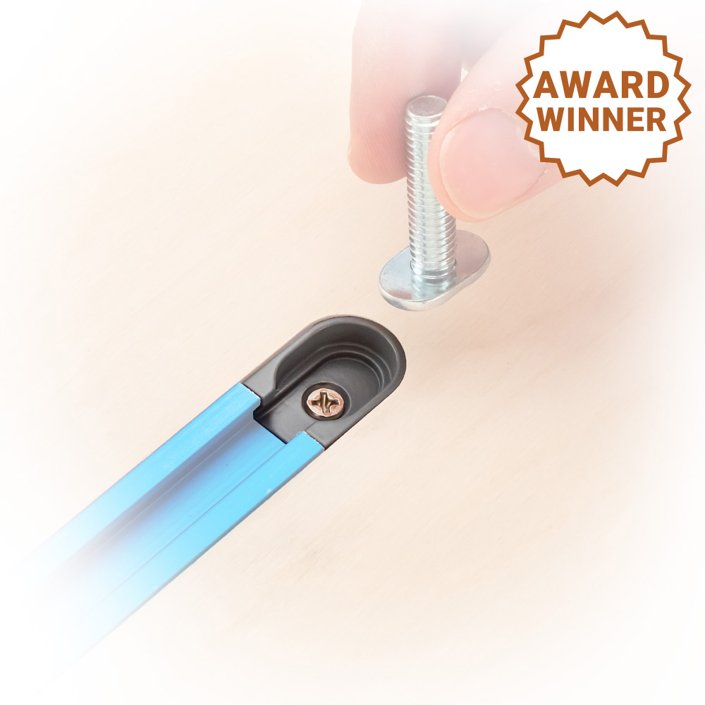 Rockler T-Track Drop-In End Caps, 4-Pack - main pic