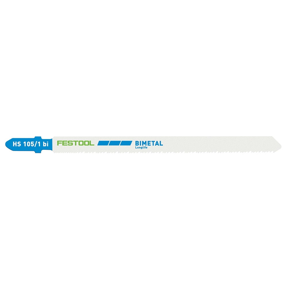 Festool Jigsaw Blades, Metal Steel/Stainless Steel,  HS 105/1 BI/5, 5-Pack (204272) - main pic