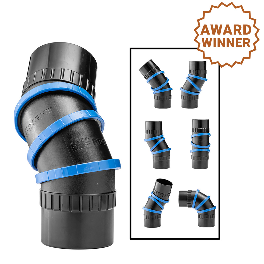 Dust Right Ready-Mount Dust Fitting, 4'' Articulating Port - main pic
