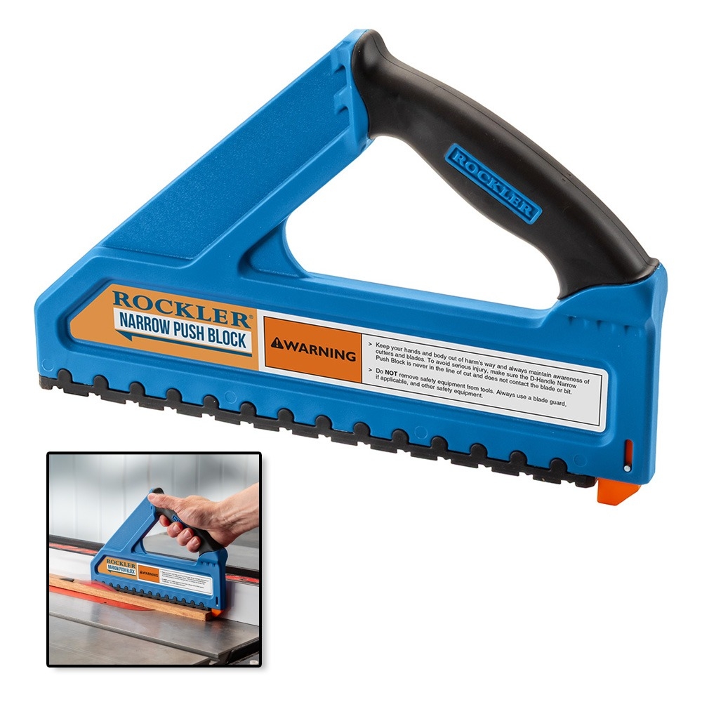 Rockler D-Handle Narrow Push Block - main pic