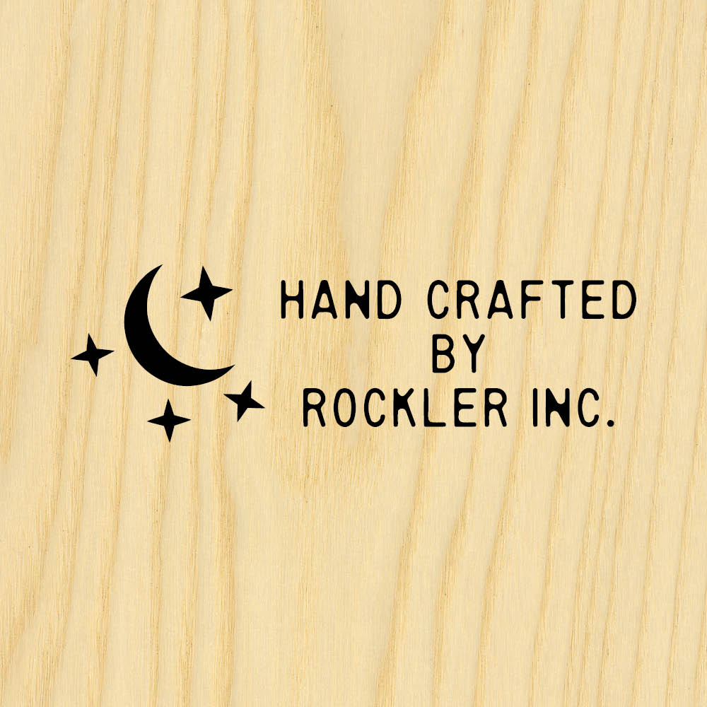 Three-Line Starry Night on Left Branding Iron, Head Only (for Electric Handle) - main pic