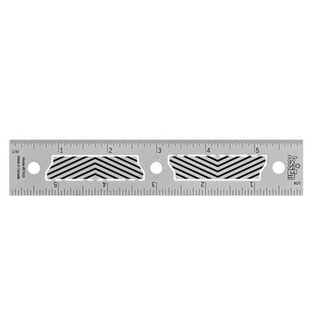 JessEm Imperial Stainless Steel Precision Rule, 6'' - main pic