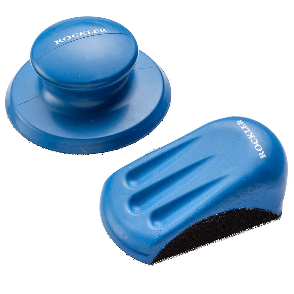 Rockler 2-Piece Sanding Block Set for 5'' Hook-and-Loop Discs - main pic