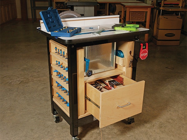 router table organization
