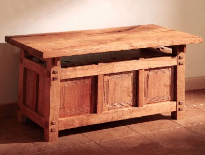 Mesquite entry bench project