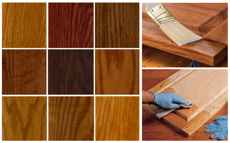 options for applying finish
