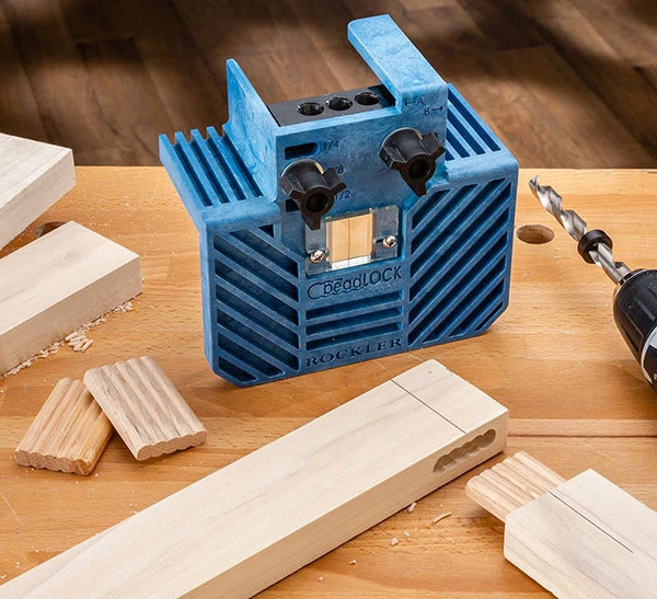 Joinery made with a Rockler Beadlock jig