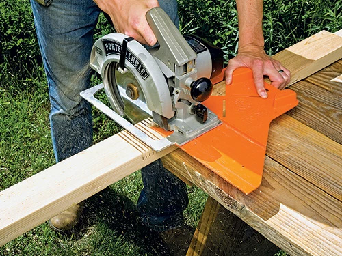 Rockler bench dog pro circular saw cutting jig