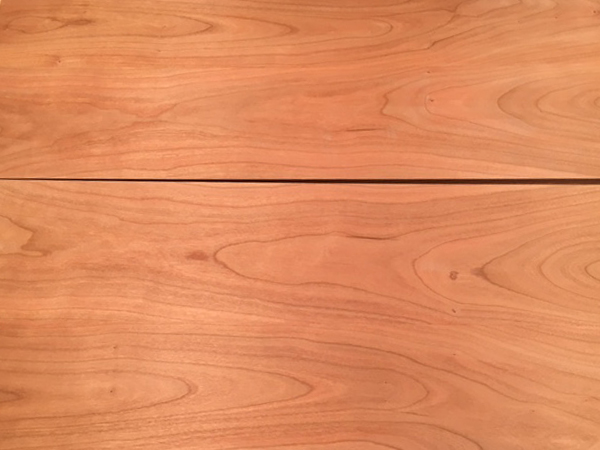 Cherry wood panels for a box