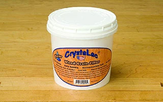 Crystalac clear waterborne wood grain filler