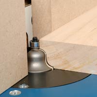 cuts on router table