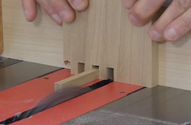 Cut Finger Joints on a Table Saw