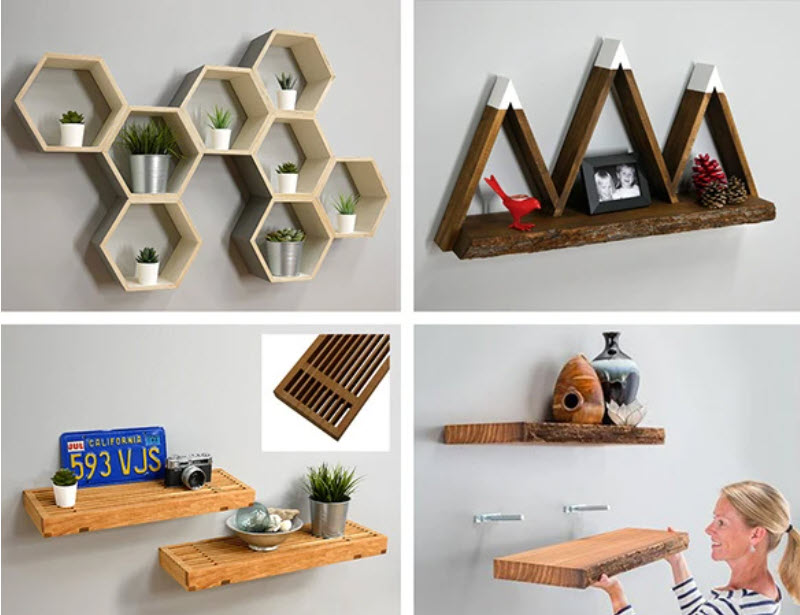 floating shelf options