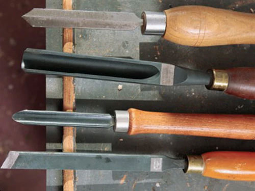 Spindle turning gouges, chisels and tools