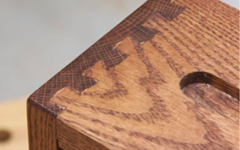 glue smudges on wood