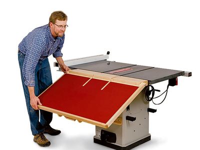 Build a Folding Outfeed Table