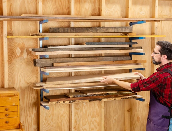 lumber storage