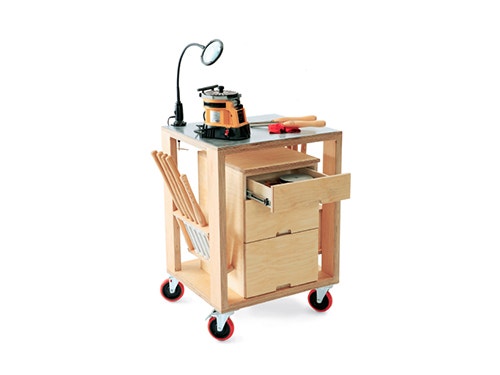 Build a Mobile Tool Storage and Sharpening Cart