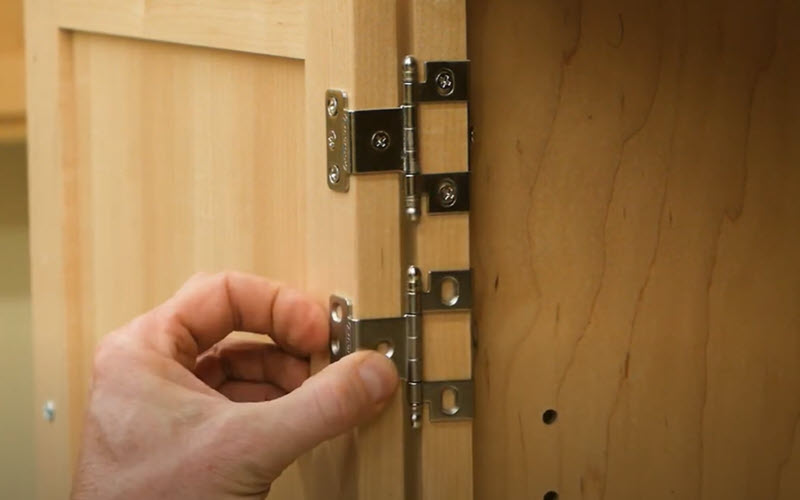 non mortise hinge