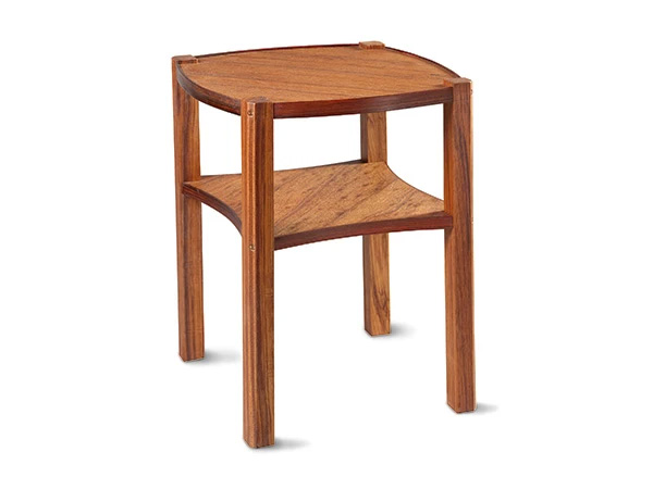 Small occasional table made from exotic woods