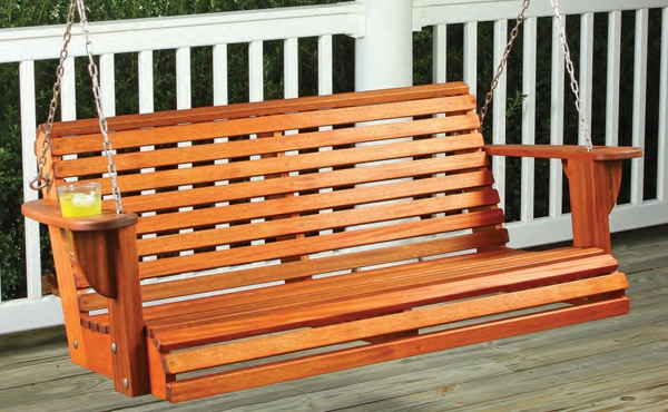 outdoor porch swing