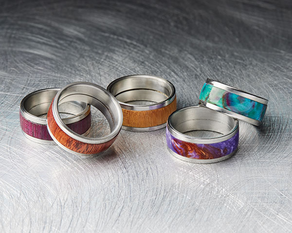 Assortment of handmade rings