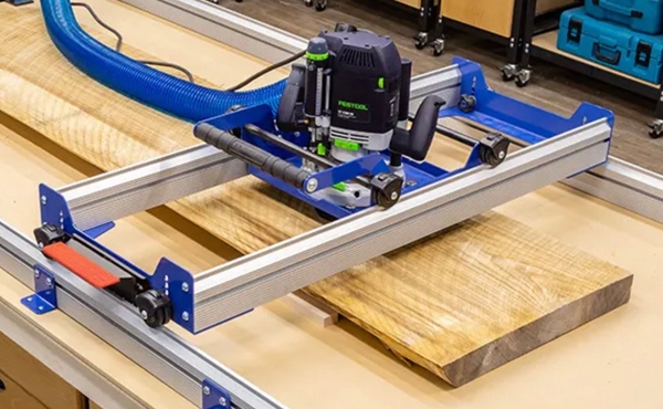 How to Flatten a Wood Slab with a Router Sled
