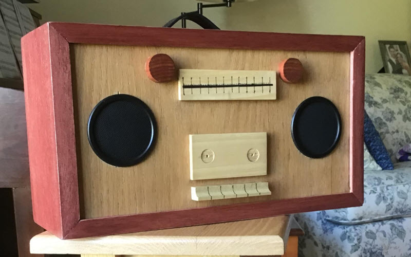 rockler wireless speaker kit finished customer project