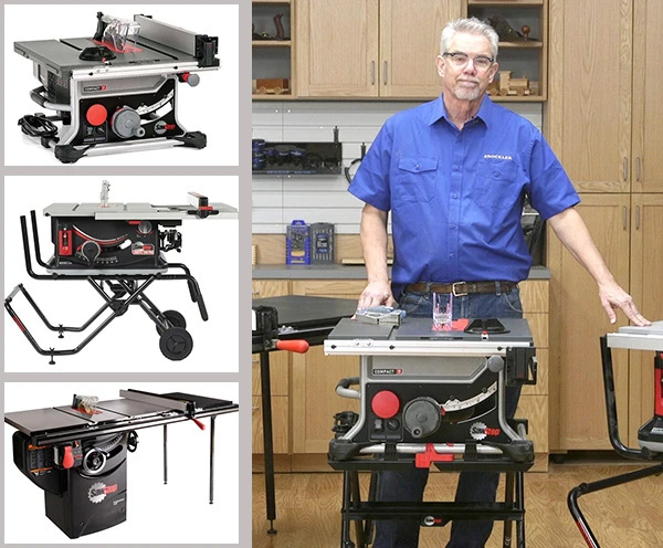 Sawstop table saw model selection