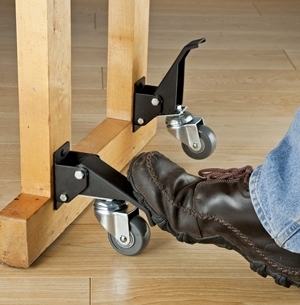 setting lock on workbench casters