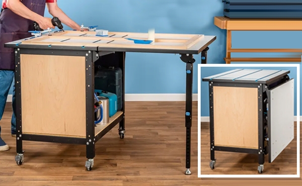Space Saving Workshop Tables
