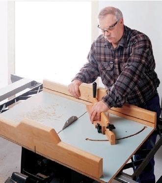 Square-Up Parts on a Table Saw
