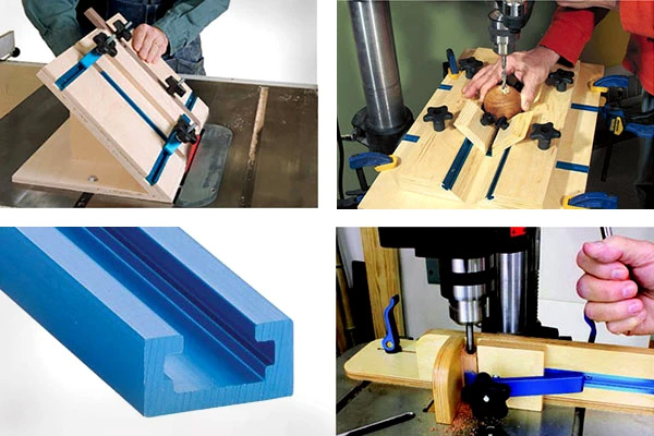 T-track woodworking jigs