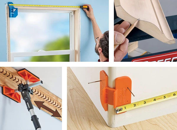 Trim molding jigs and tools