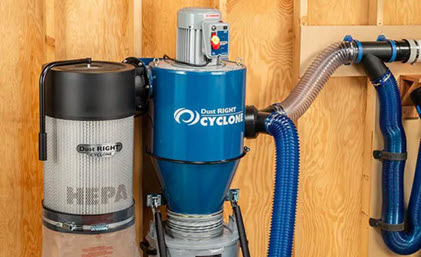 wall mount cyclone dust collector