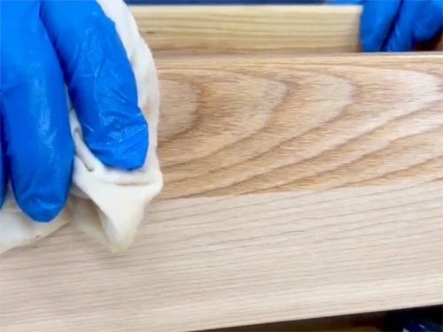 Applying a danish oil woodworking finish